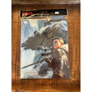 Dungeons & Dragons Barbarian‎ Class Folio Spell Cards Character Sheets